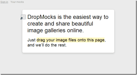 dropmocks homepage