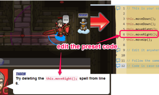 edit the preset code