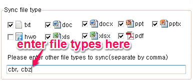 enter other file types