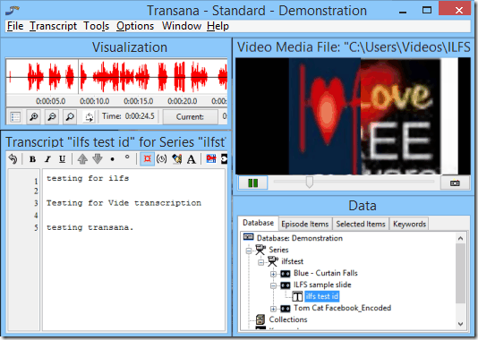 free transcription software - transana