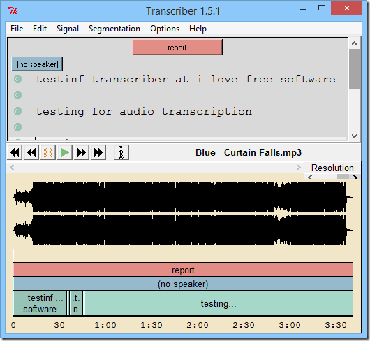 free transcription software - transcriber