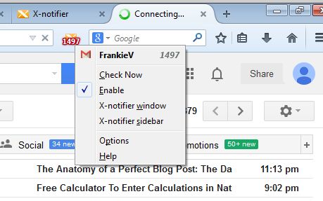 gmail notifier addons firefox 2