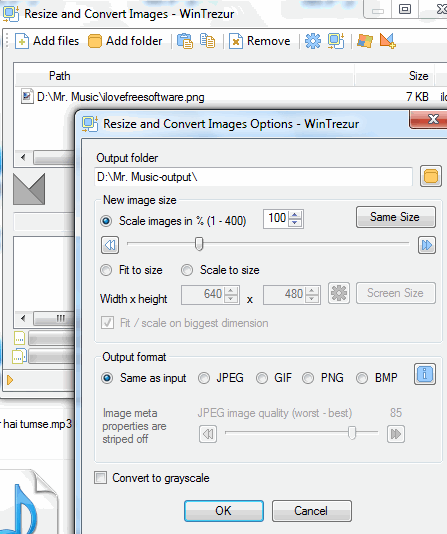 resize and convert images