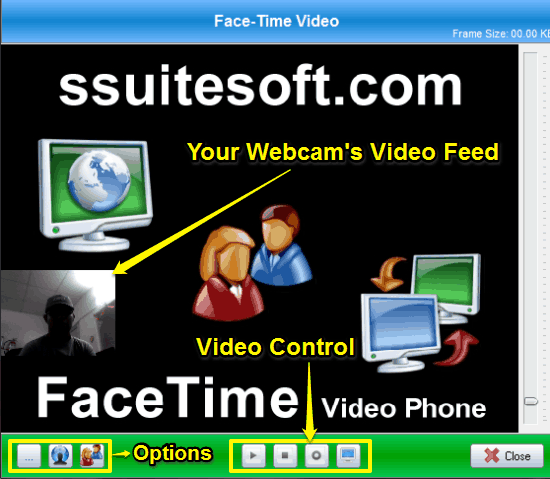 ssuite videophone facetime call
