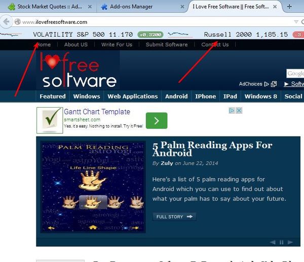 stock market tracker addons firefox 1