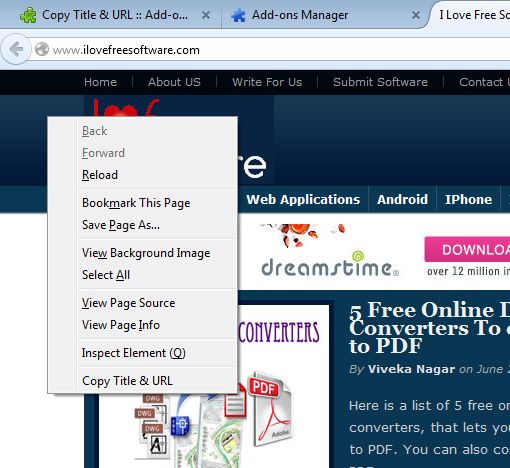 website information manager firefox 1