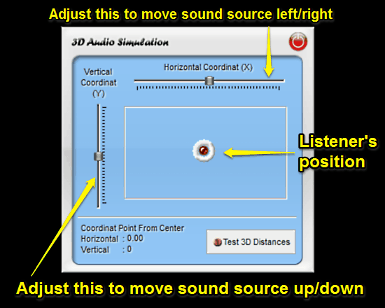 3D sound simulation module