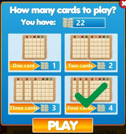 Bingo Star-Choose card