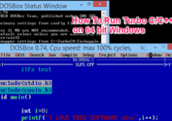How To Run Turbo C & C++ for 64 bit Windows - featured Image