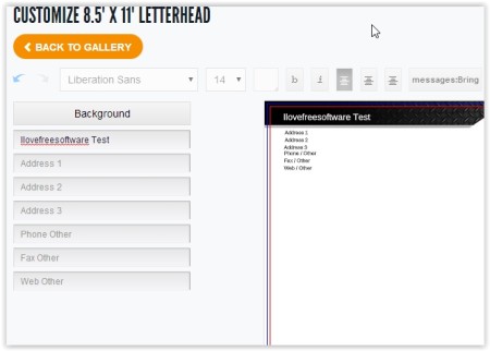 create letterhead online