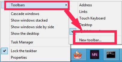 Quick Launch-New Toolbar