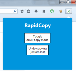 RapidCopy- auto copy text to clipboard