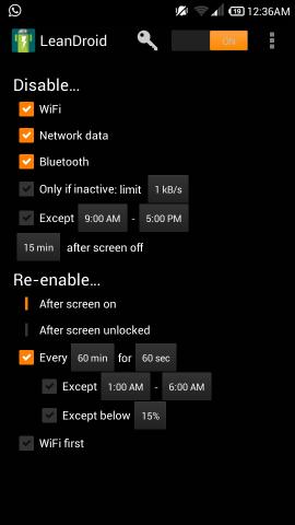 Reduce Battery Drain In Android With Leandroid For Android