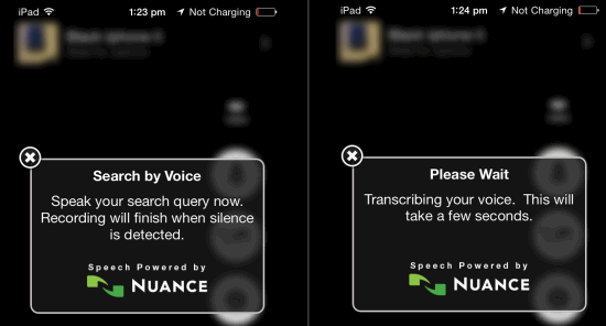 Searching Using Voice