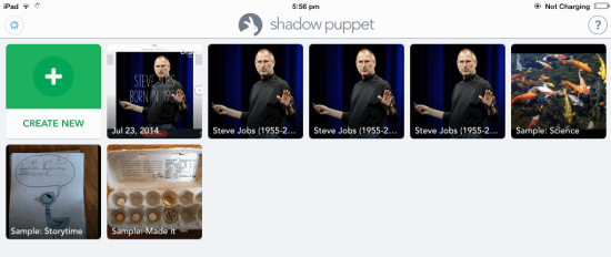 Shadow Puppet Homepage