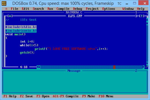 Turbo C, C++