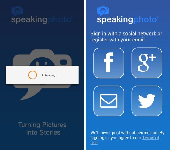 Using SpeakingPhoto for Android