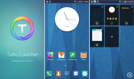 Using Turbo Launcher EX for Android