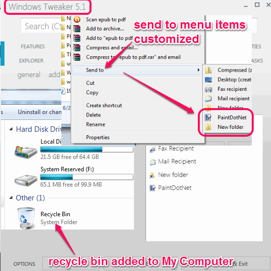 Windows Tweaker- customize Windows settings