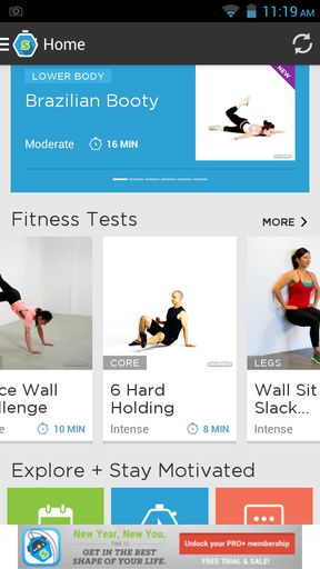 Workout trainer apps for Android 1