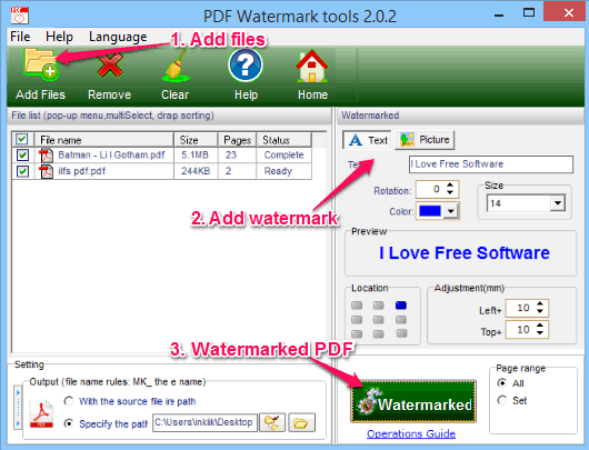 add watermark to PDF - PDF Watermark tools