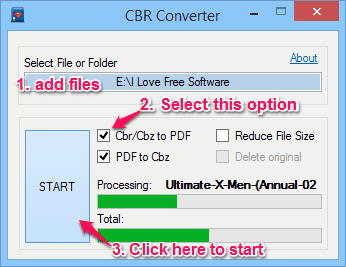 cbr to pdf converter - CBR Converter