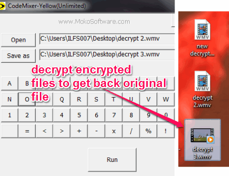 decrypt encrypted files