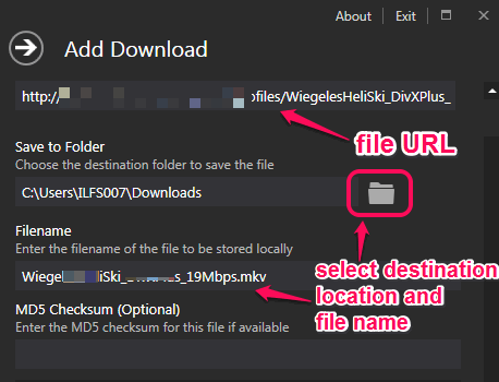 download a file