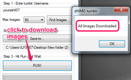 download images to PC
