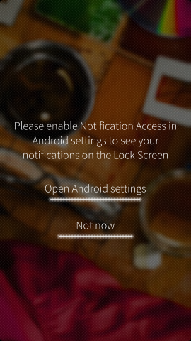 enable notification in Jolla Phone Launcher for Android