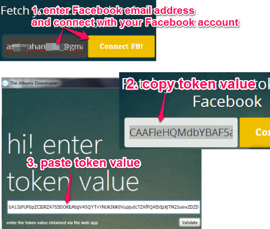enter token value