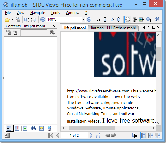 free mobi reader - STDU Viewer