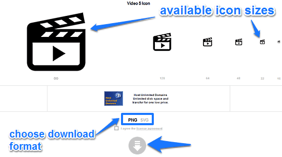 icon download page