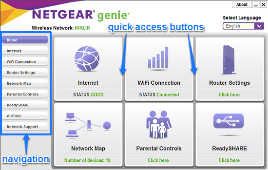 netgear mainui