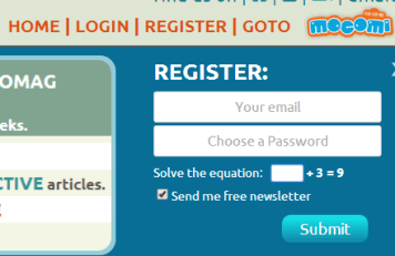 register with mocomi