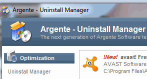 Argente - Uninstall Manager