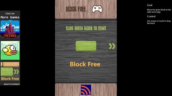 Block Free Main Screen