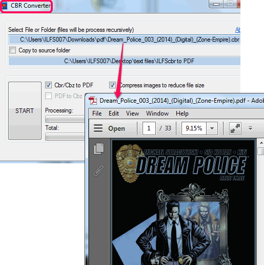 CBR Converter- convert cbr to PDF and PDF to cbr