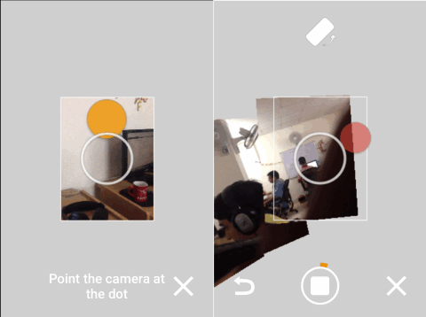 Clicking 360° Images Using iPhone App