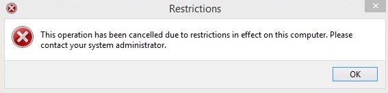 Control Panel-Restrictions