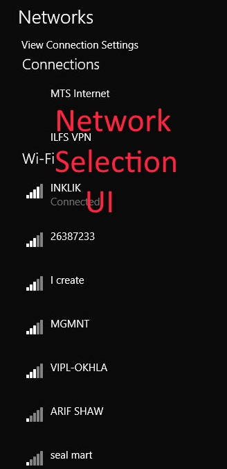 Disable Network Selection UI-ui
