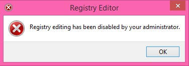 Disable Registry Editor