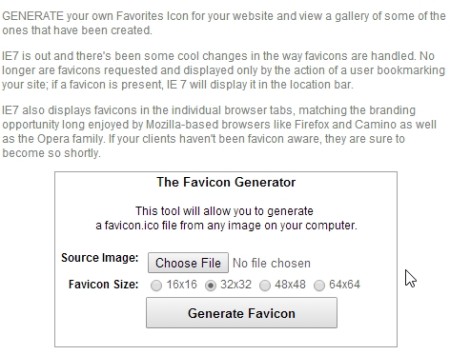 create favicon online