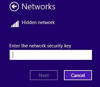 Hidden Network-Security Key