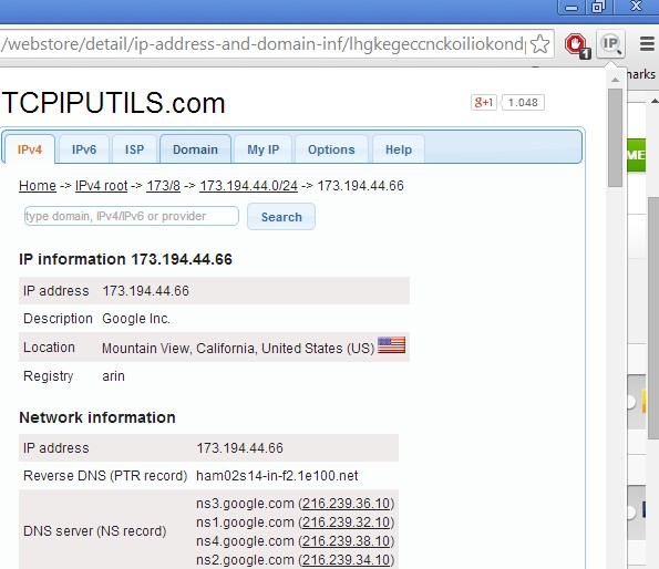 IP checker extensions google chrome 1