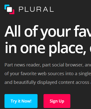 PluralApp Homepage