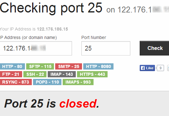 Port Checker- check open ports