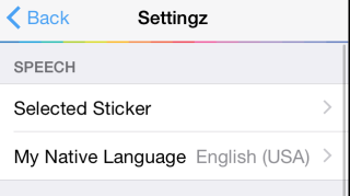 Selecting Sticker and Accent