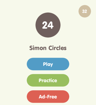 Simon Circles Game Modes