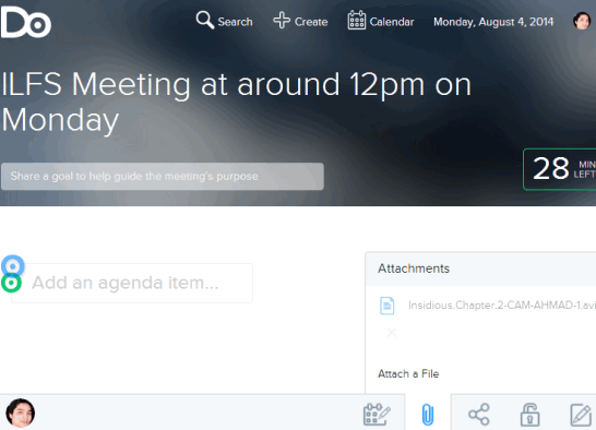 add meeting details